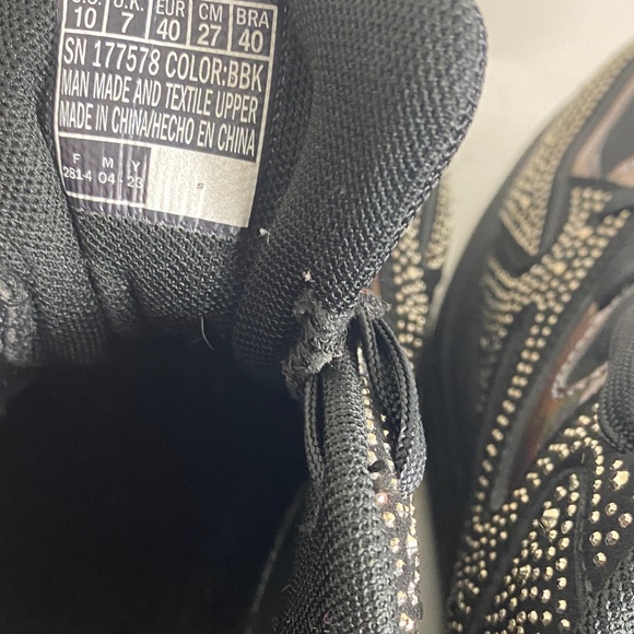 Skechers Black Sneakers with Iridescent and Studded Details - Picture 8 of 9